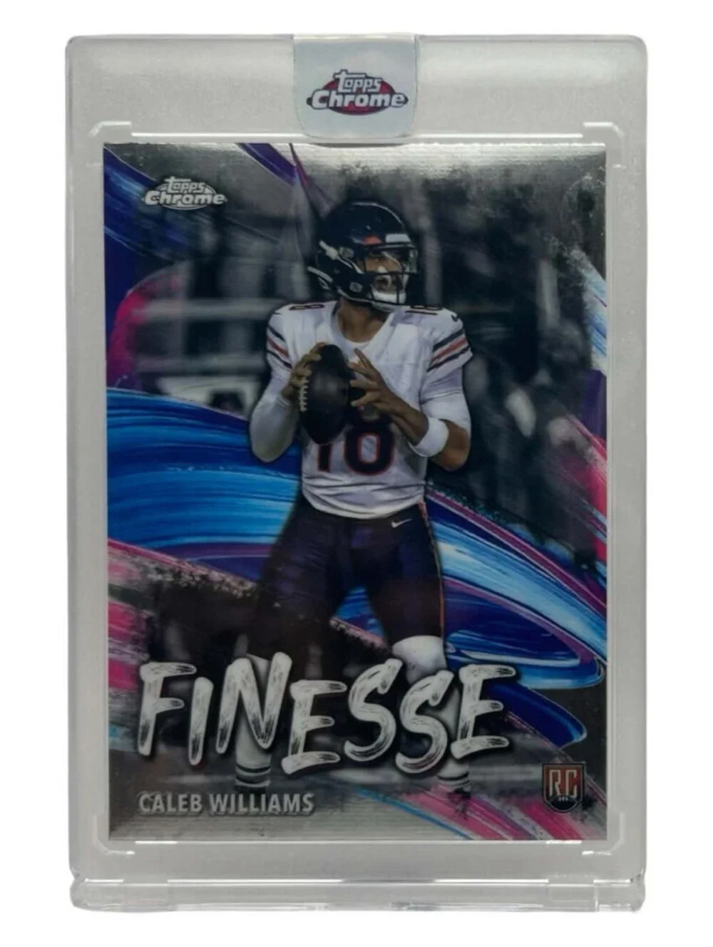 2024 Topps Chrome Finest Finesse #F-1 Caleb Williams Rookie Card (RC)